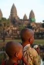 Kids at Angkor Wat