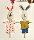 Kids Art Crafts Upcycle Reduce Reuse Recycle Projects Plastic Spoon Rabbit Family Fabric Rag Materials Junk Trash Rubbish Models