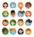 Kids avatar collection.