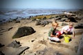 Beach Playtime Royalty Free Stock Photo