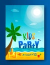 Kids beach party