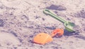 Kids Beach Shovels in Sand