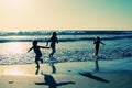 Kids on the beach Royalty Free Stock Photo