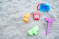 Kids beach toys Royalty Free Stock Photo