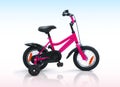 Kids bicycle isolated