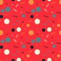 Kids bubble creative pattern