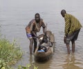 Kids carrying water, South Sudan