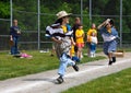 Kids Chasing in School Playground