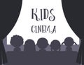 Kids cinema illustration