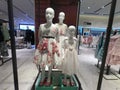Kids Clothes on mannequin displayed for sale in a mall in Dubai