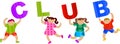 Kids Club Royalty Free Stock Photo