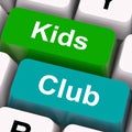 Kids Club Keys Mean Childrens Playing