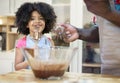 Kids Cooking Baking Cookies Kitchen Concept Royalty Free Stock Photo