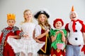 Kids costume party Royalty Free Stock Photo