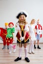 Kids costume party Royalty Free Stock Photo