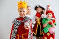 Kids costume party Royalty Free Stock Photo