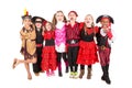 Kids in costumes Royalty Free Stock Photo