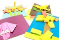 Kids crafts, applique flowers, applique origami