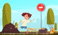 Kids Danger Cartoon