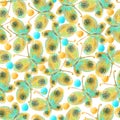 Seamless pattern with butterflies Bright summer design