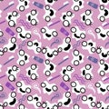 Kids doctors seamless tooth pattern for textiles and packaging and gifts and linens and wrapping paper