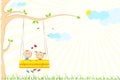 Kids enjoying Swing Ride