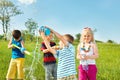 Kids enjoying water time