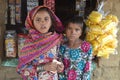 Happy rural indian kids