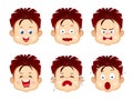 Kids face expressions