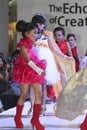 Kids fashion show Royalty Free Stock Photo