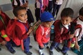 Kids in Father Ante Gabric Medium School in Kumrokhali, India