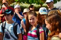 Kids on a field trip Royalty Free Stock Photo