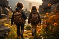 Kids first strides echo the start of their path toward independence and exploration