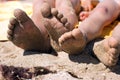 Kids foot Royalty Free Stock Photo