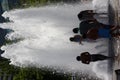 Kids in Fountain Royalty Free Stock Photo