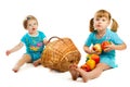 Kids and fruit Royalty Free Stock Photo