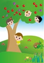 Kids game vector Royalty Free Stock Photo