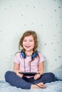 Kids Gaming video games concept