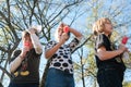 Kids Get Brain Freeze In Atlanta Popsicle Eating Contest Royalty Free Stock Photo