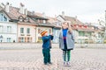 Kids having fun outdoors