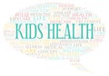 Kids Health word cloud