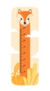 Kids height fox chart