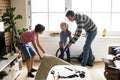 Kids helping the house chores