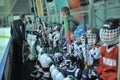 Kids hockey players