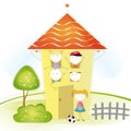 Kids house Royalty Free Stock Photo