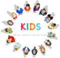 Kids Innocent Children Child Young Concept Royalty Free Stock Photo