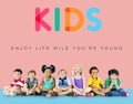 Kids Innocent Children Child Young Concept Royalty Free Stock Photo