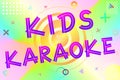 Kids karaoke text