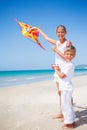 Kids with kite Royalty Free Stock Photo