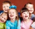 Kids laughing Royalty Free Stock Photo